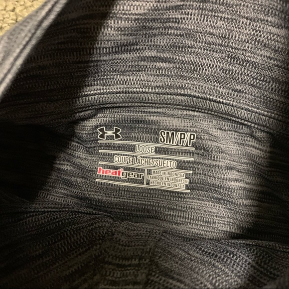 Gray Under Armour quarter zip shirt - Picture 2 of 2